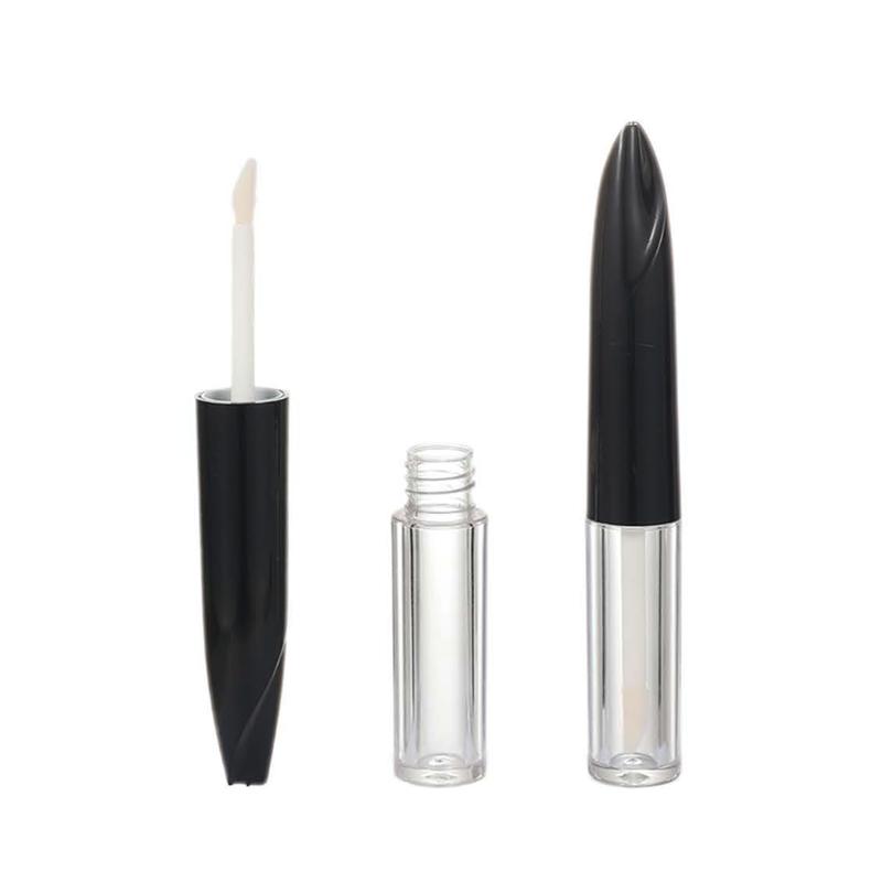 Bullet-Shaped Lip Gloss Tube with Curved