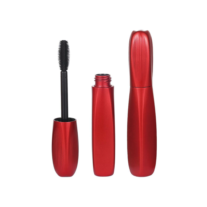 Curved Matte Mascara Container with Vert