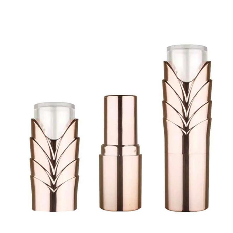 Luxury Lipstick Tube with Leaf Carving a