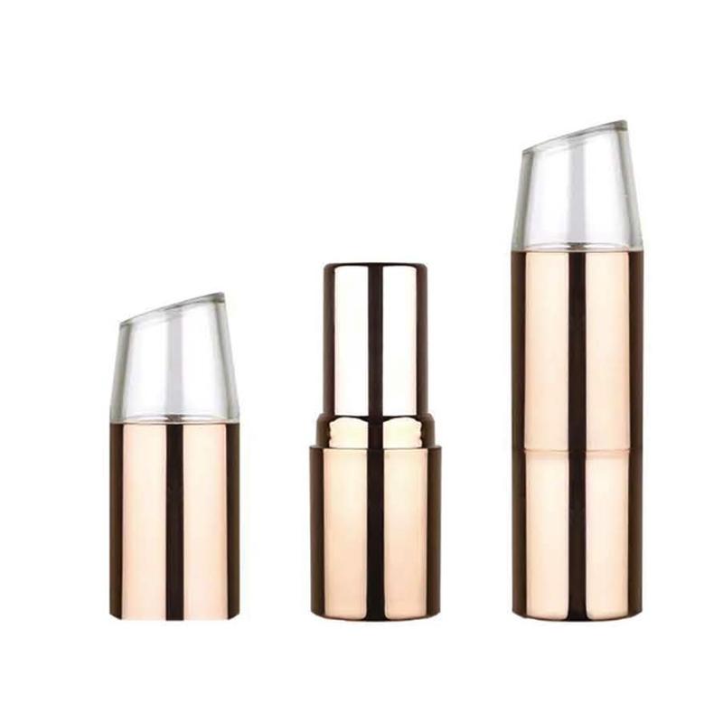 Lipstick Tube with Slanted Clear Cap – R