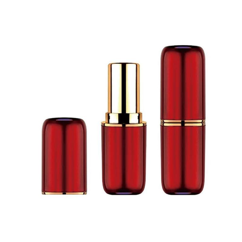 Square Glossy Red Lipstick Tube with UV 