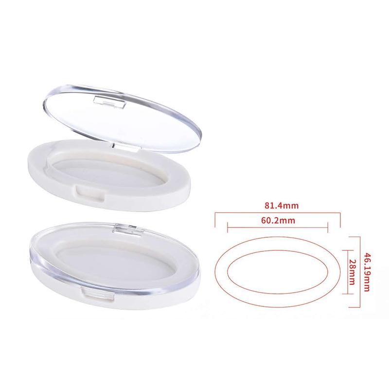 Oval Single-Pan Compact with Transparent