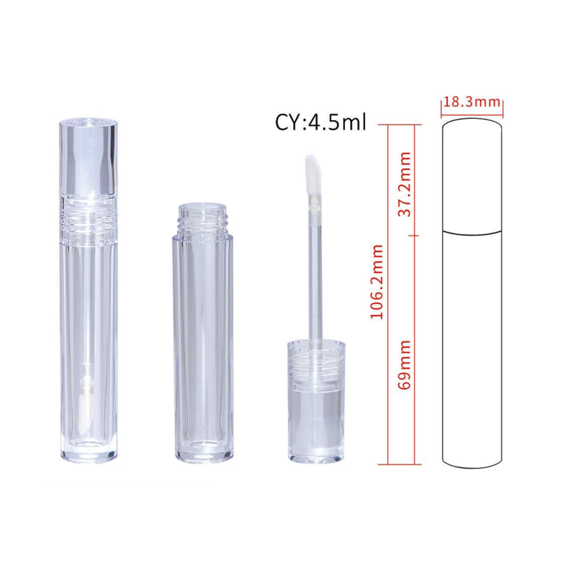 Clear Plastic Lip Gloss Tube