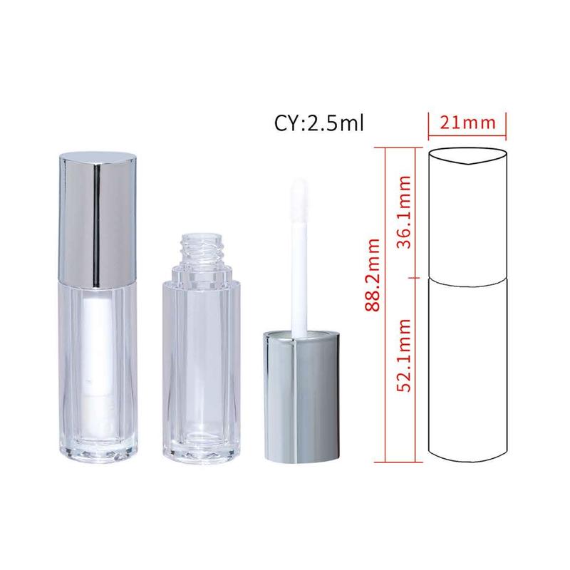 Rounded Triangular Lip Gloss Tube – Soft
