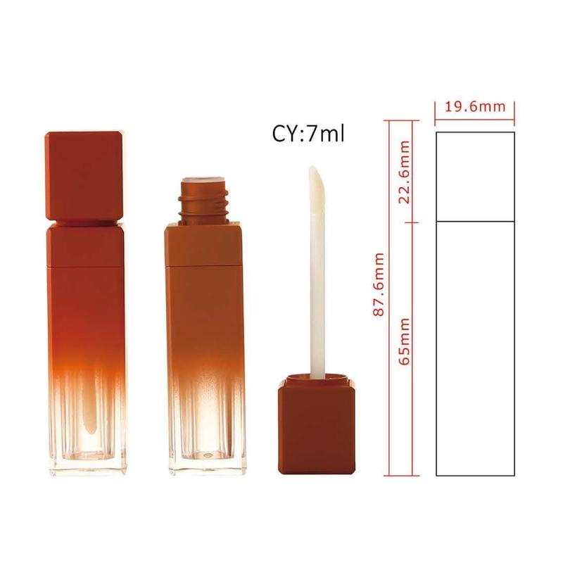 Square Gradient Lip Gloss Tube – 7ml
