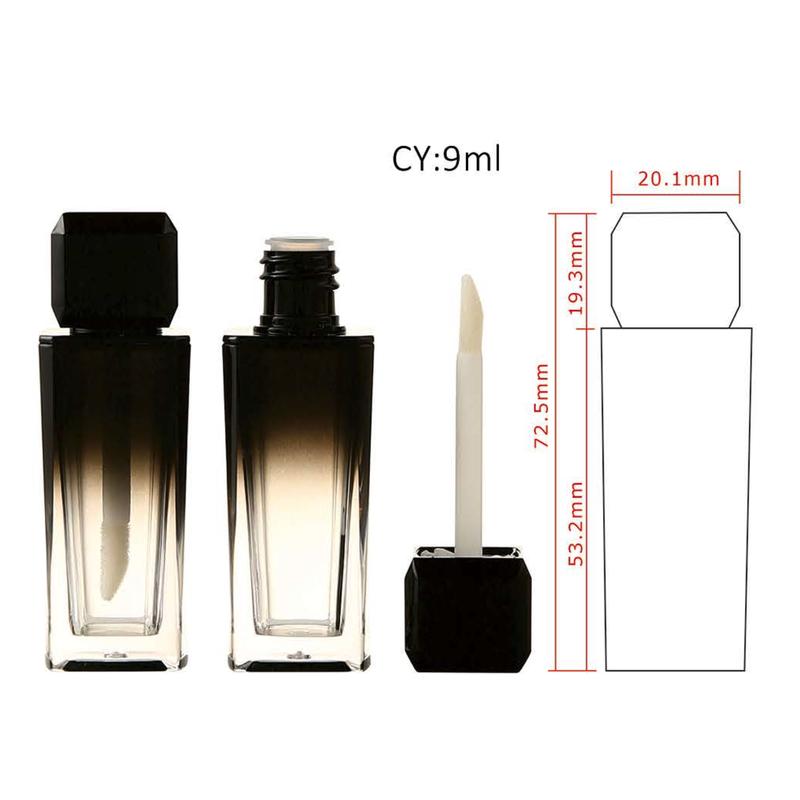 Square Gradient Lip Gloss Tube – 9ml