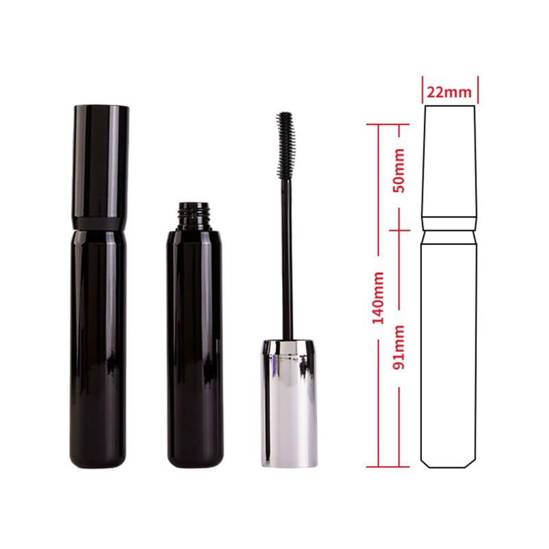 Minimalist Round Mascara Tube with Strai