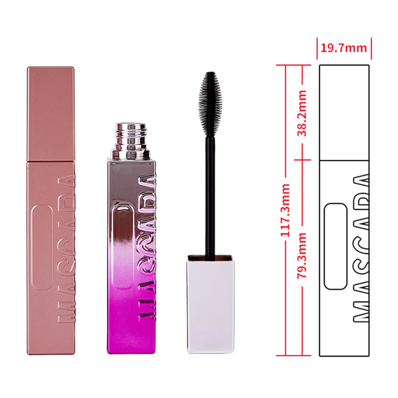 Square Gradient Mascara Tube with Deboss