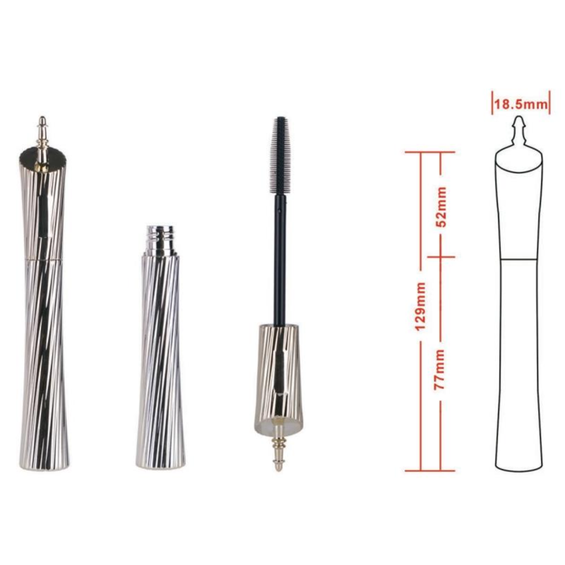 Luxury Spiral Mascara Tube with Decorati