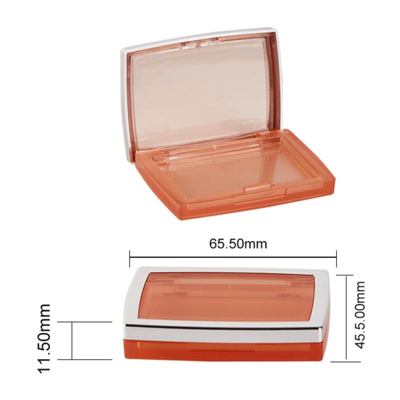 Rectangular Blush Compact with Transpare