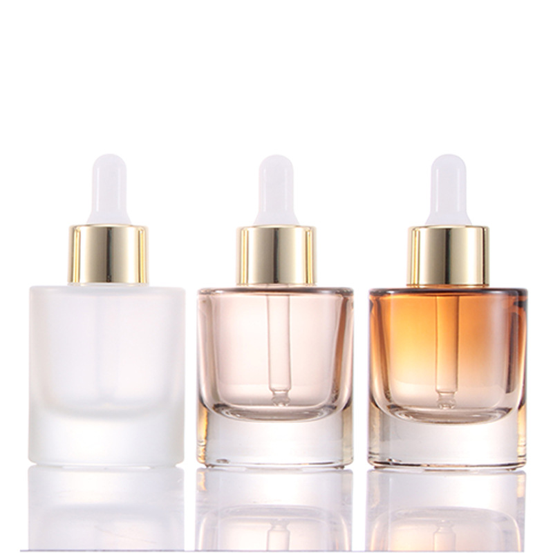 30ml Glass Dropper Bottle – Gold Collar 
