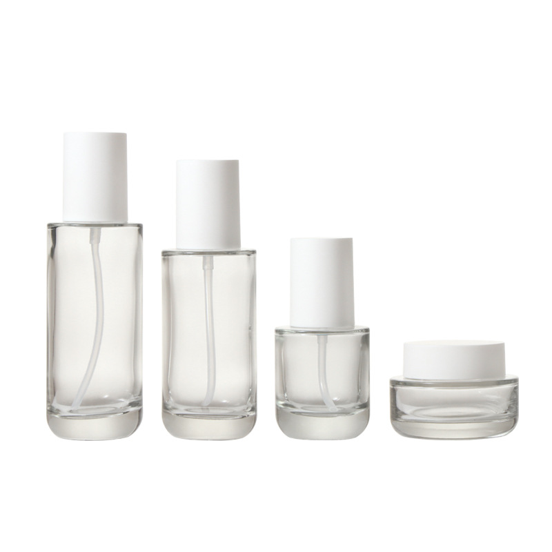 XWP Series Glass Skincare Bottle – White