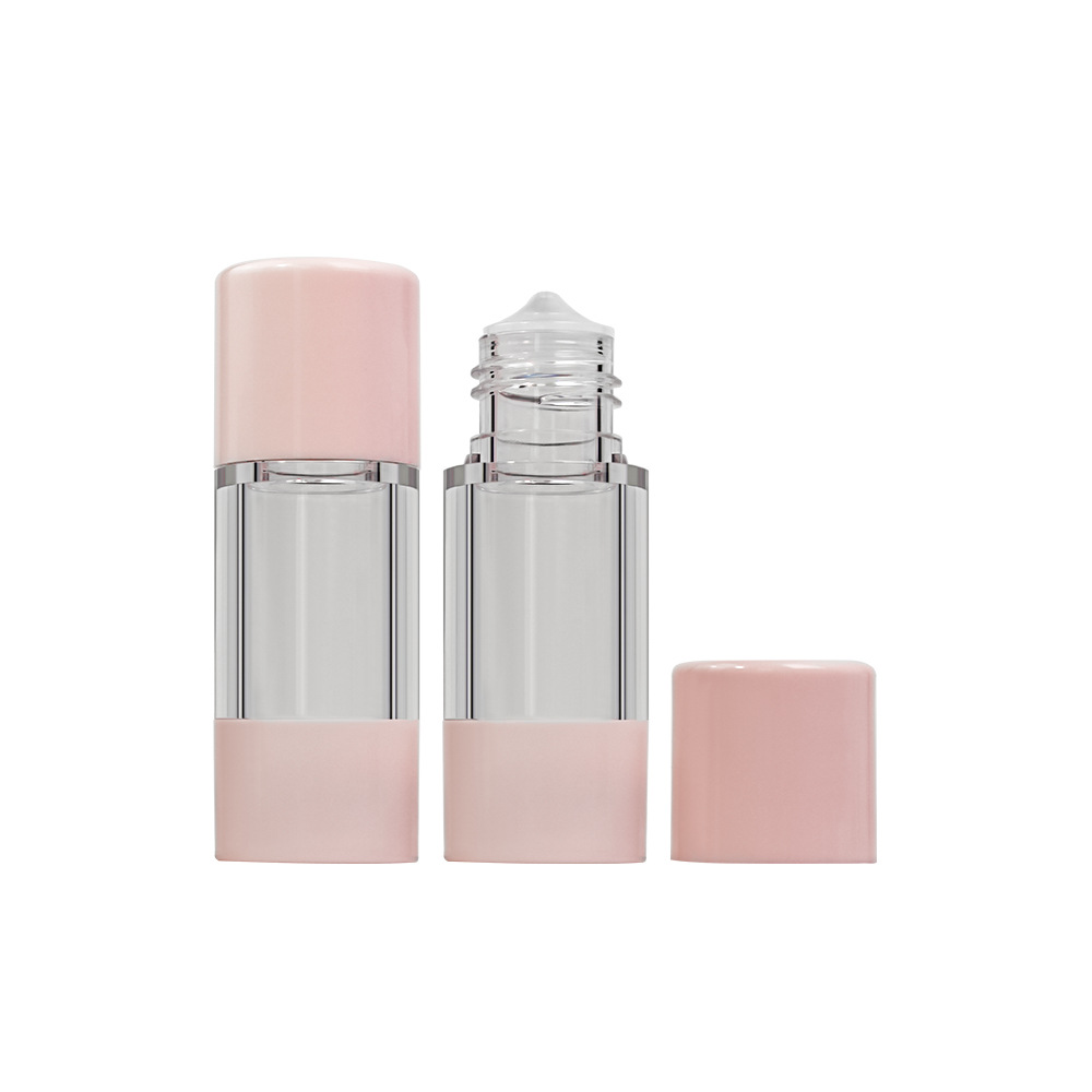 Press-to-Dispense Plastic Makeup Bottle 