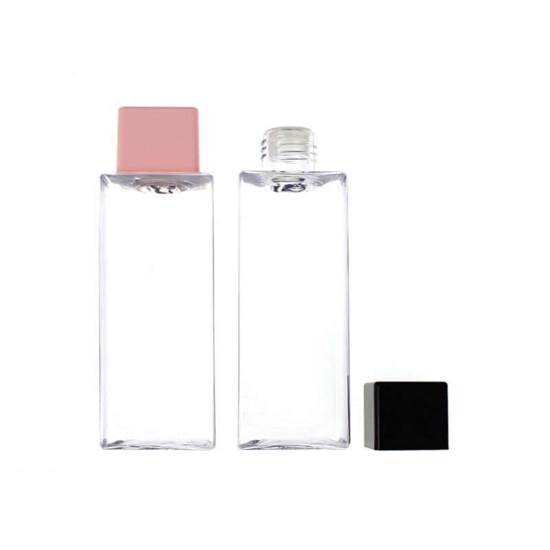 170ml Square Transparent Plastic Bottle 