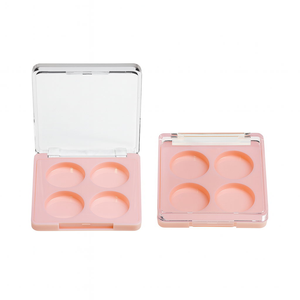 Square 4-Pan Compact Powder Case
