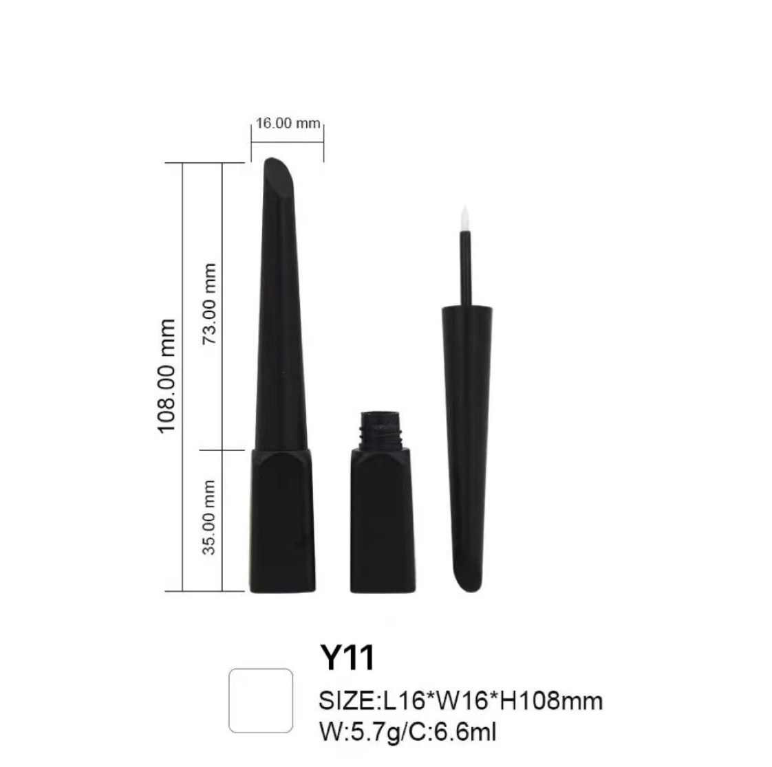 Square-Base Liquid Eyeliner Tube – 6.6 m